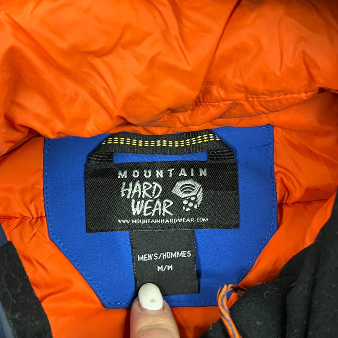 [정품/M] 마운틴하드웨어 블루 네이비 바람막이 자켓 b14 상품이미지5