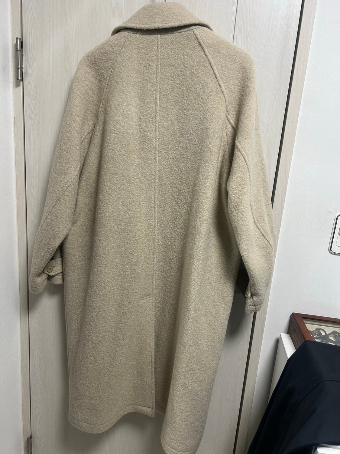 로드존그레이 울 발마칸 코트 상품이미지3