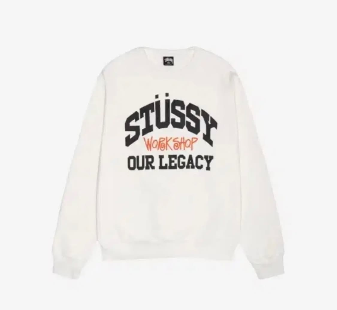 스투시 아워레가시 맨투맨 L 아이보리 상품이미지1