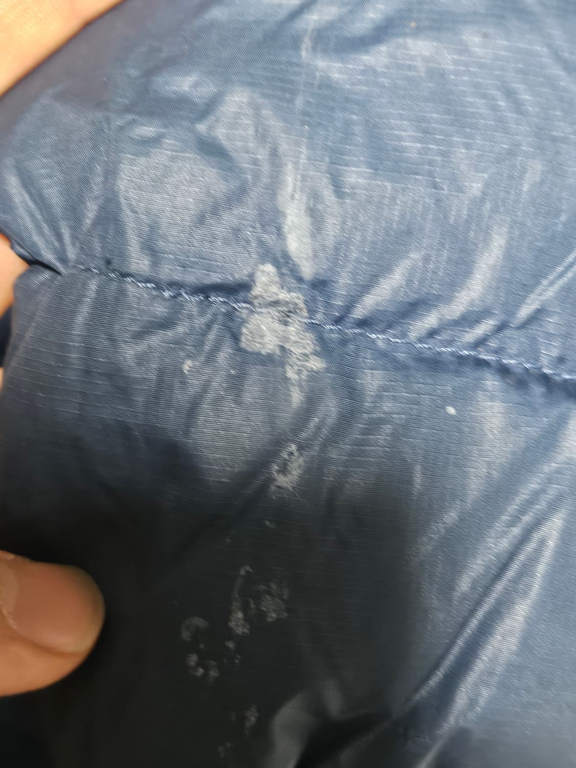 노스페이스 눕시 구스다운 패딩 자켓 흑청 필파워 700 90 상품이미지8