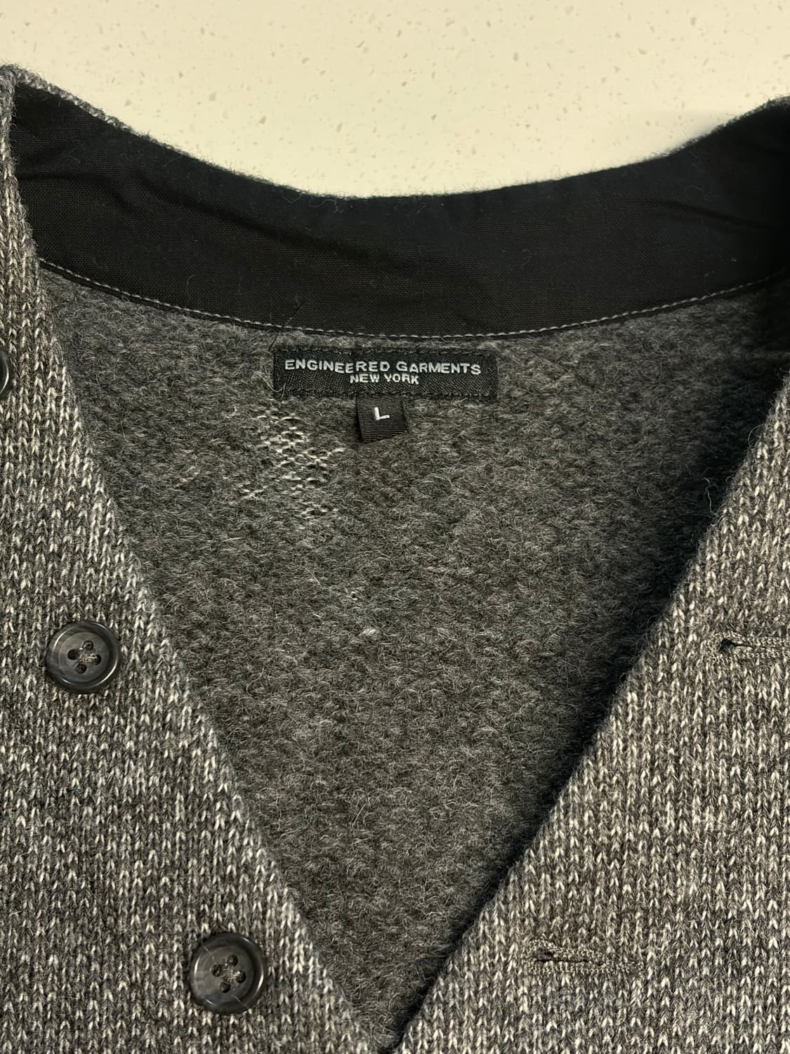 엔지니어드가먼츠 그레이 버튼 베스트 상품이미지4