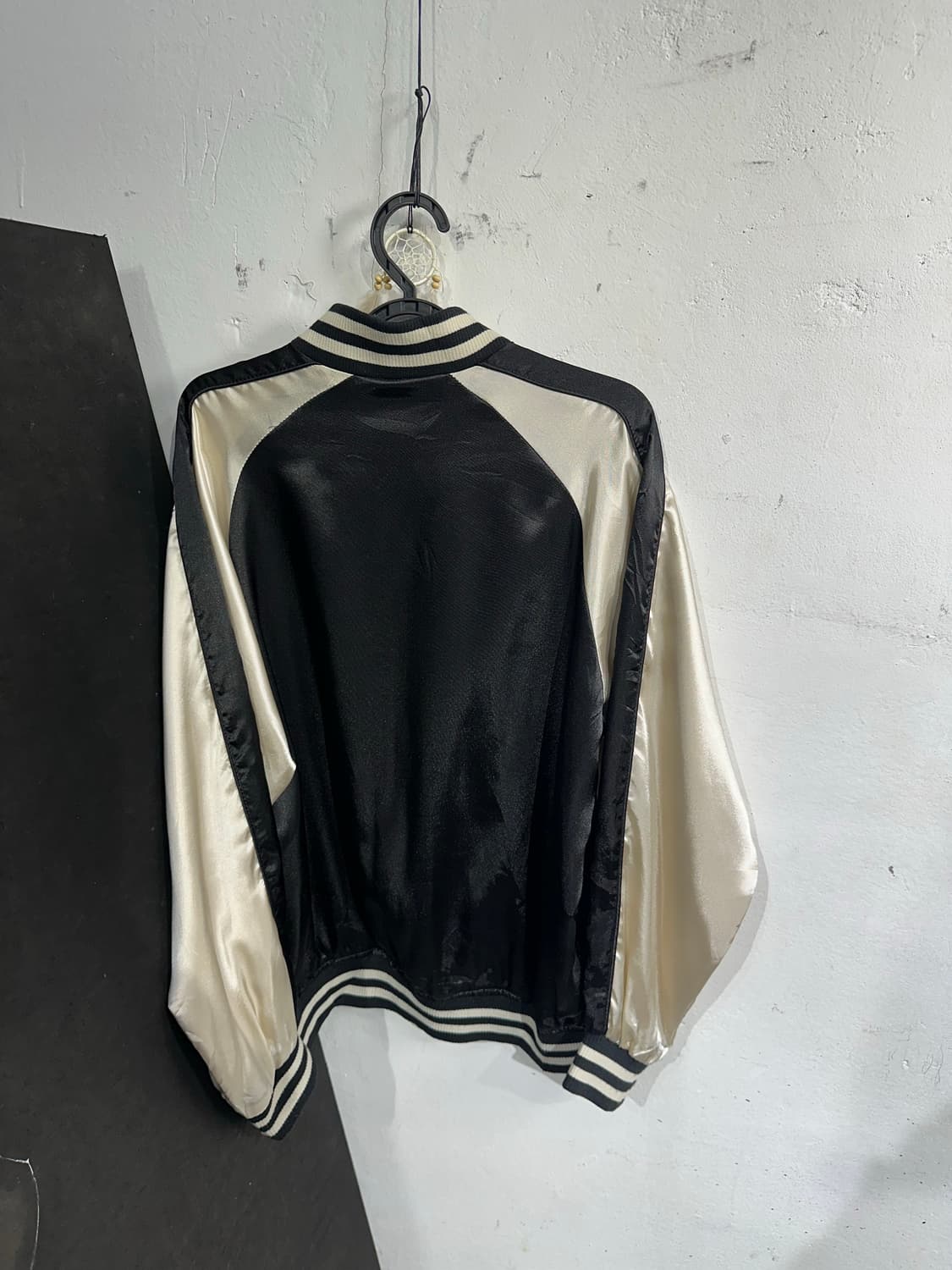 Jpn 일본빈티지 오리엔탈 블랙 꽃 스카잔 자켓 상품이미지9