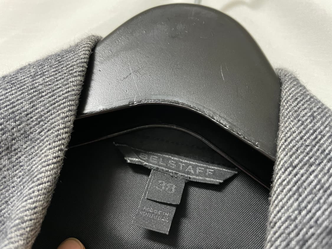 한섬 BELSTAFF 벨스타프 플란넬 멀티포켓 셔츠 _ 차콜 상품이미지9