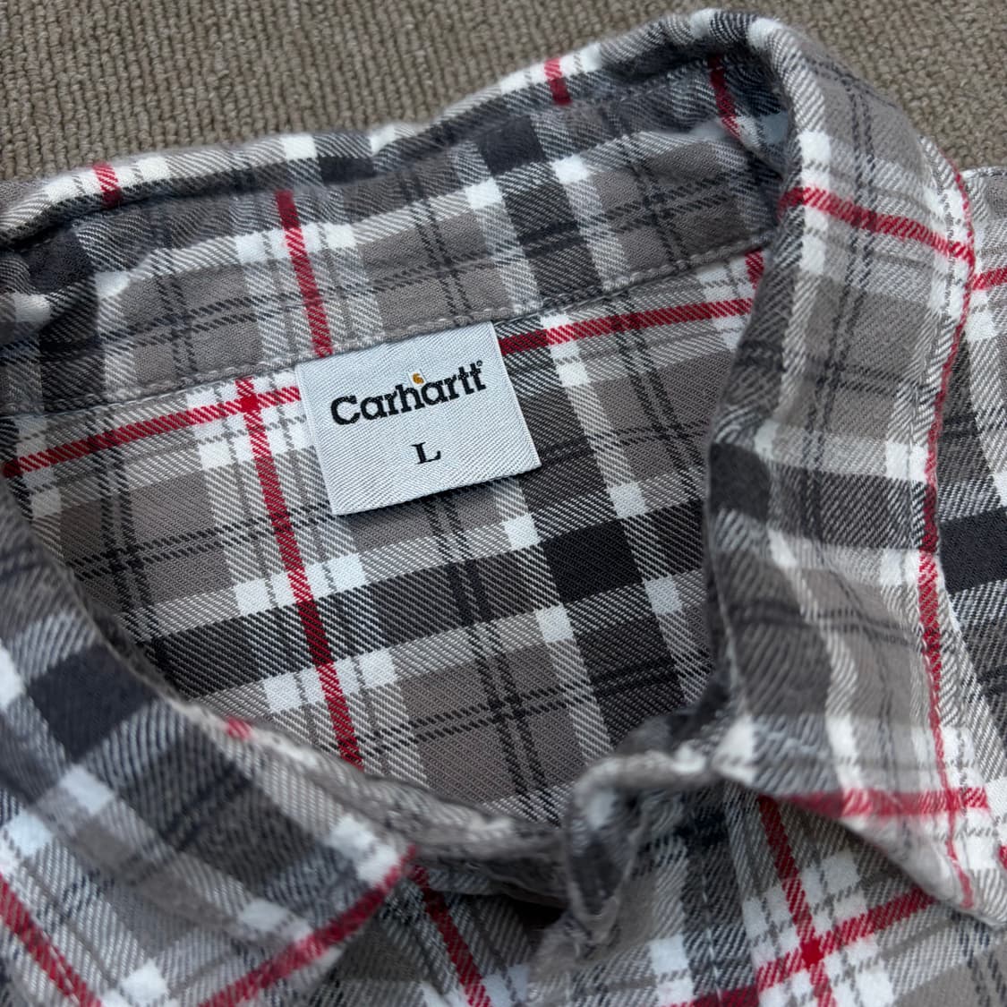 carhartt 칼하트 빈티지 플란넬 체크셔츠  상품이미지2