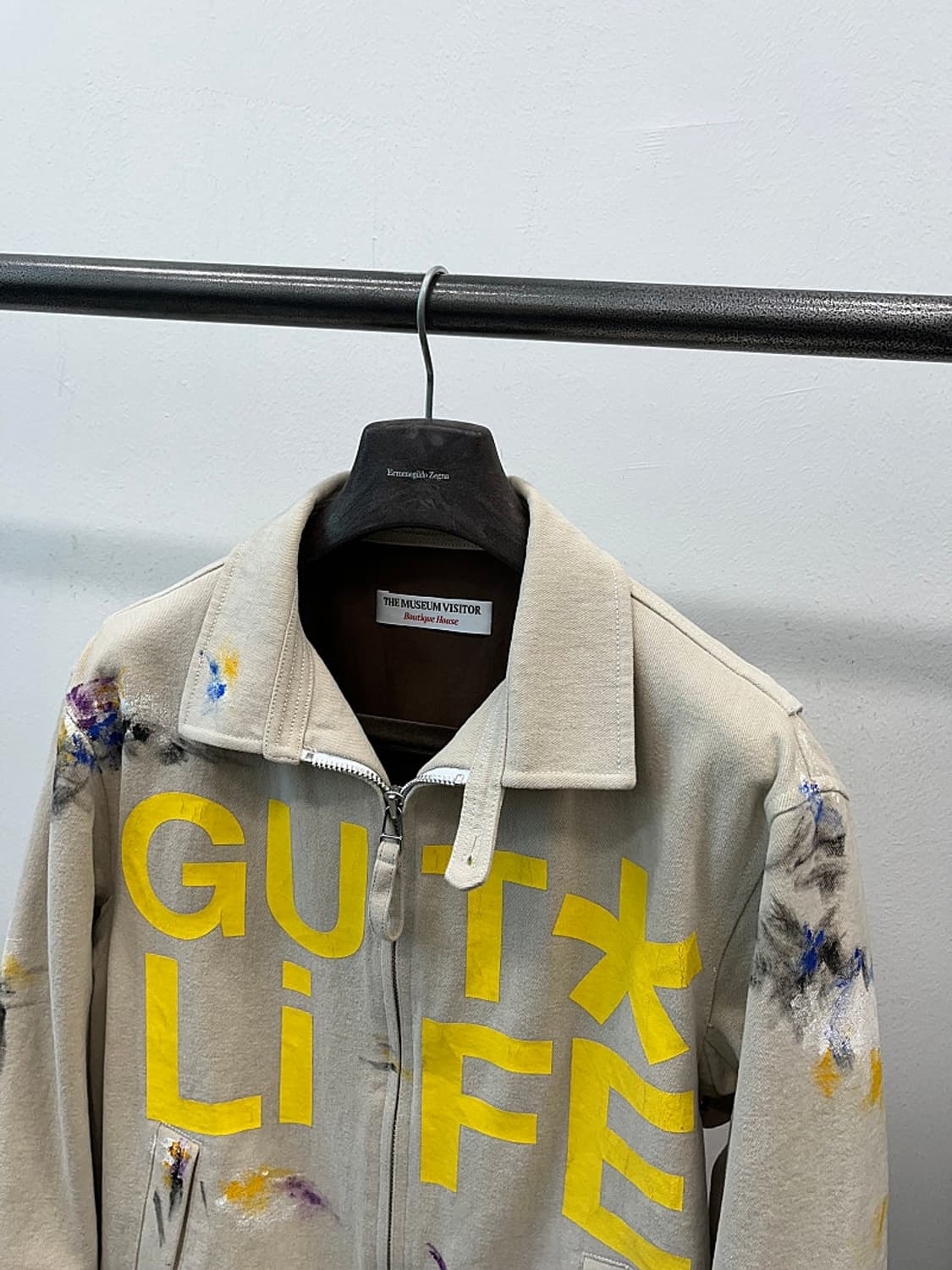 100-105) 뮤지엄비지터 페인티드 자켓  상품이미지3