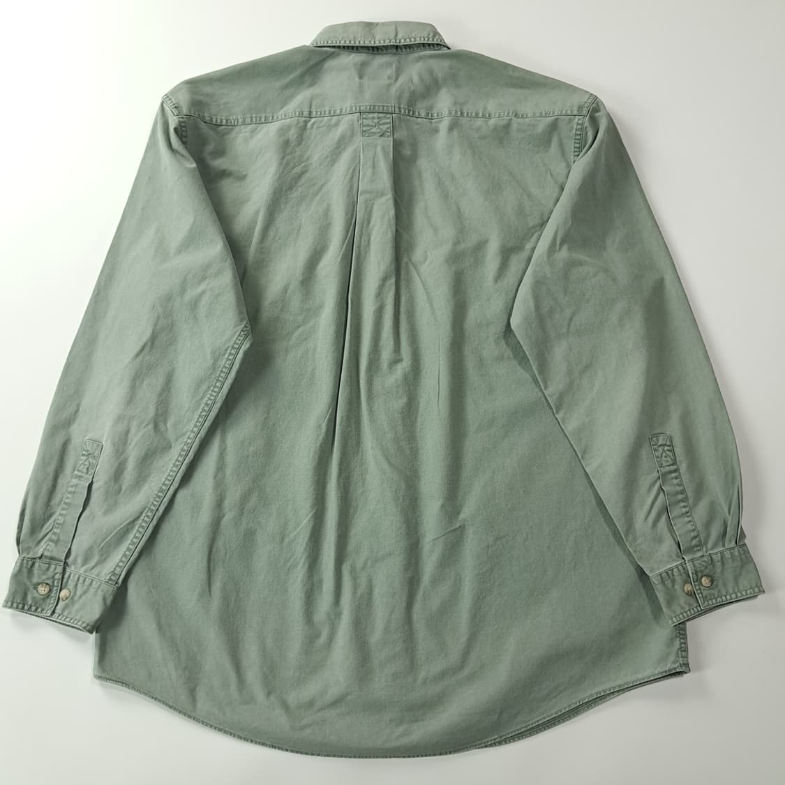 CK347 LT 엘엘빈 90s 세이지그린 워크 셔츠 남방 상품이미지6