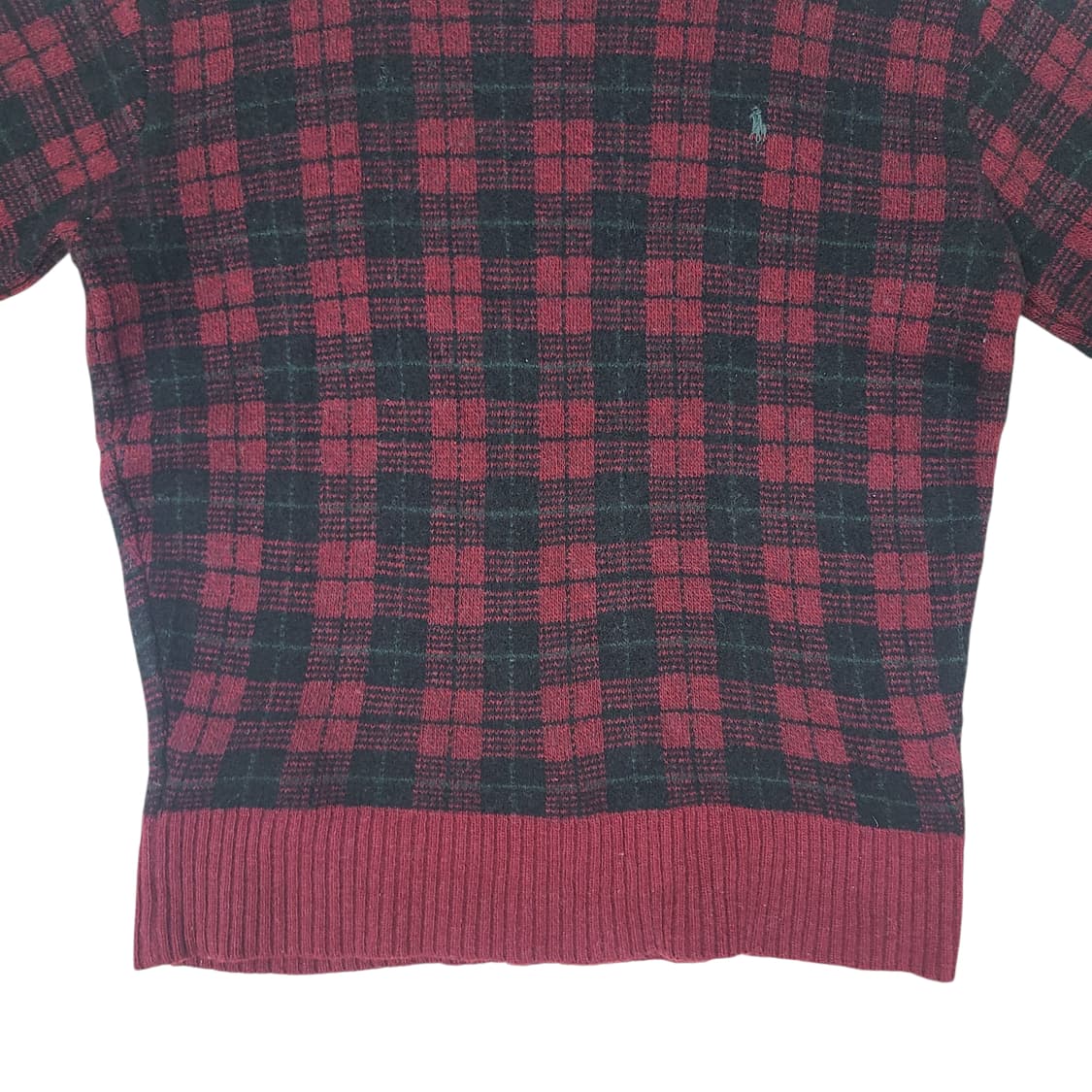 폴로 랄프로렌 체크 울 니트 상품이미지5