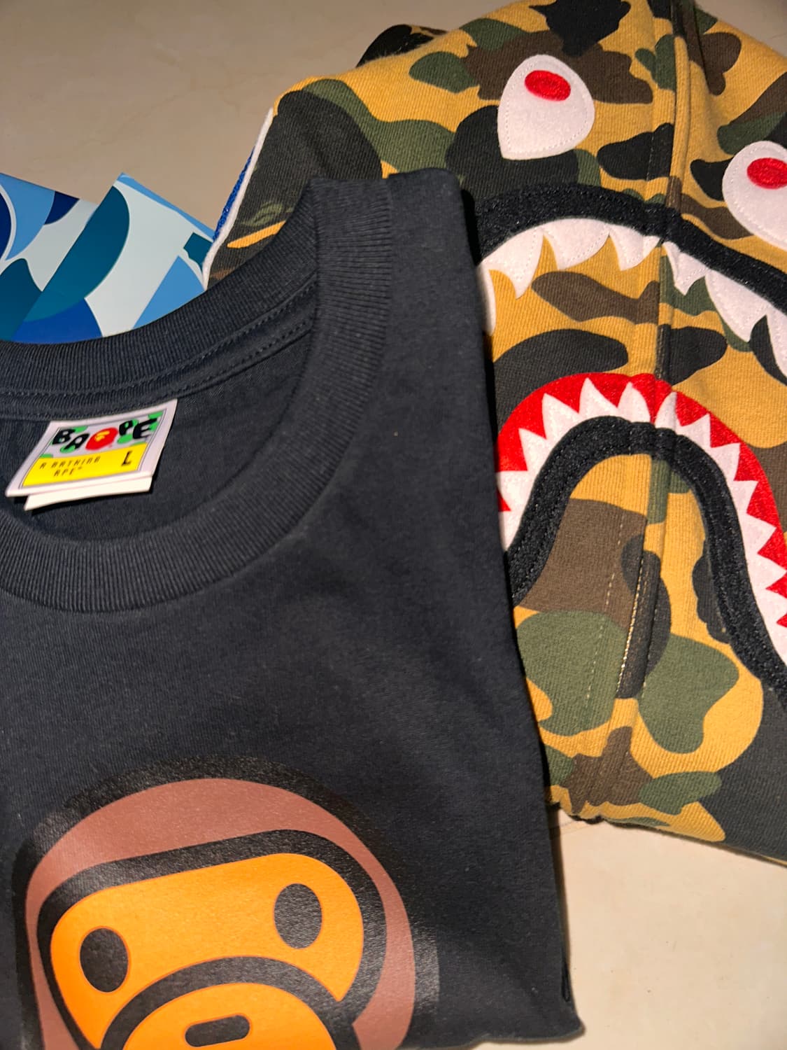 베이프 황계 후드집업 상품이미지1