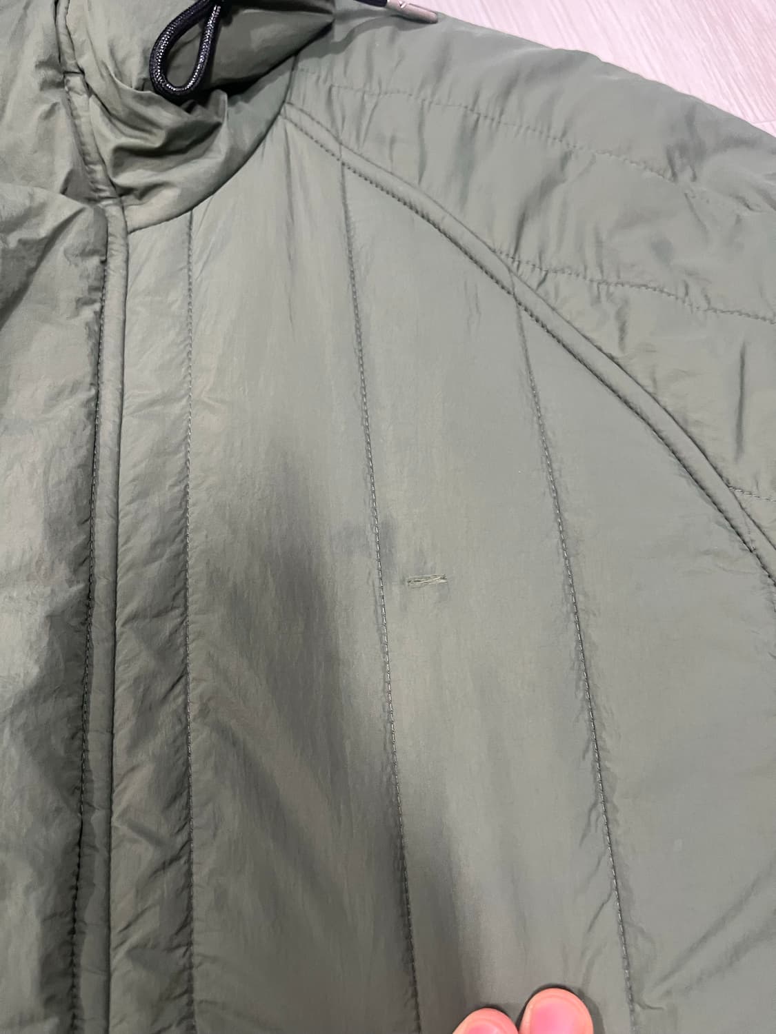 유니폼브릿지 퀼팅 파카 올리브 XL 상품이미지3