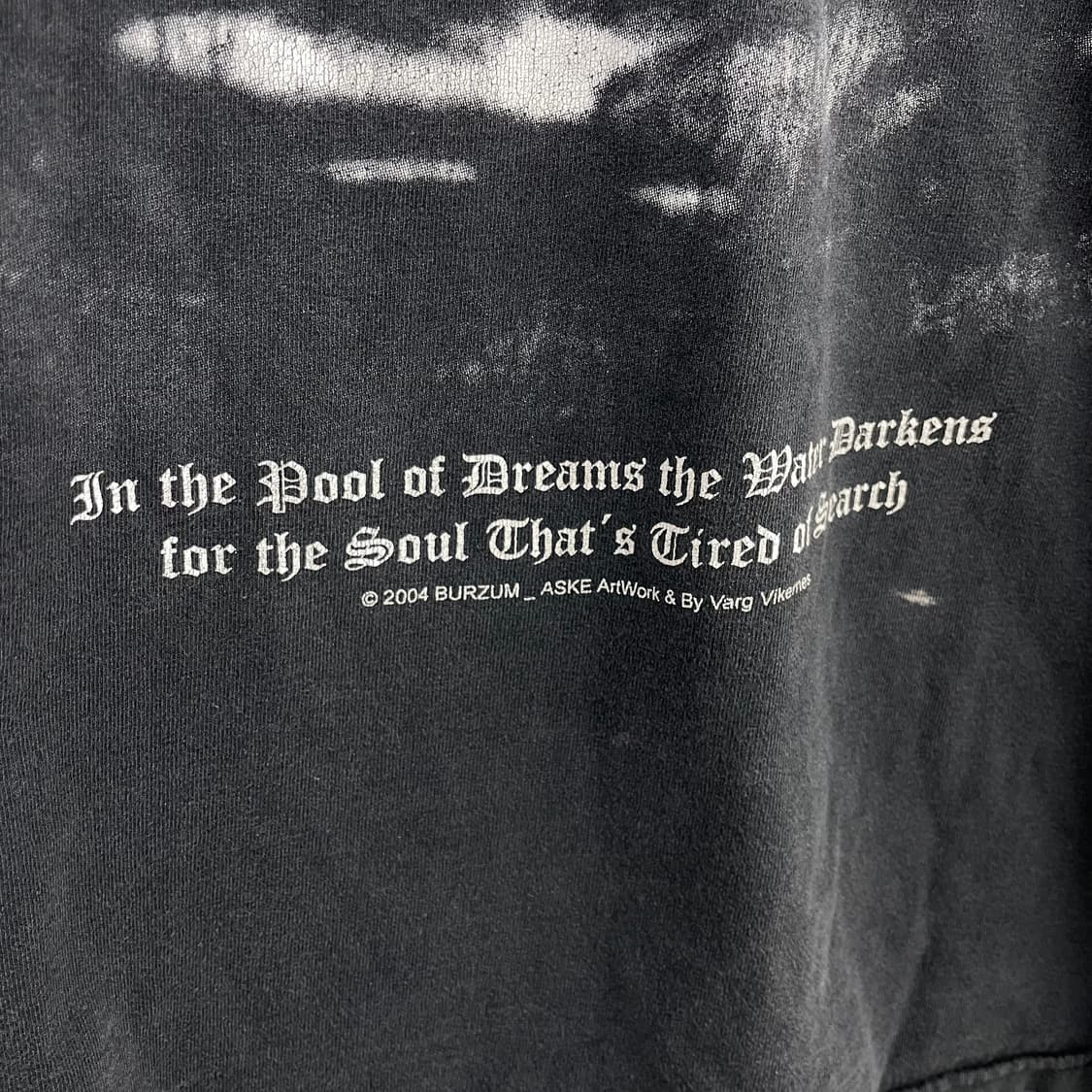 BURZUM 00s 버줌 04년도 빈티지 페이딩 밴드티 롱슬리브 상품이미지4