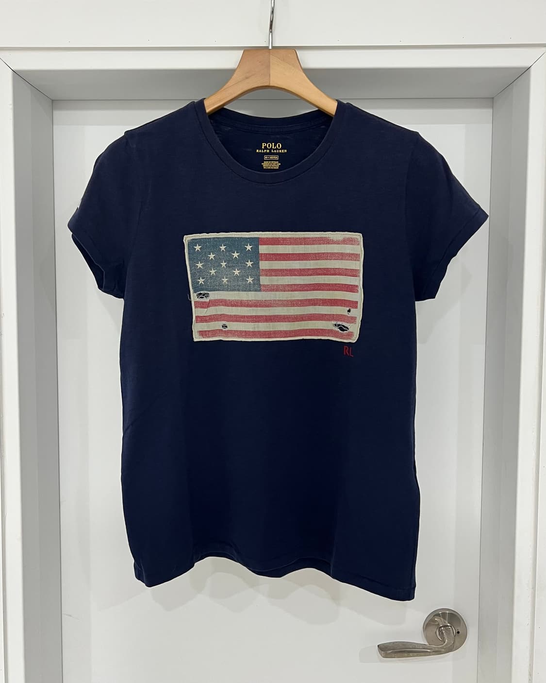폴로 랄프로렌 성조기 패치 반팔티 상품이미지2