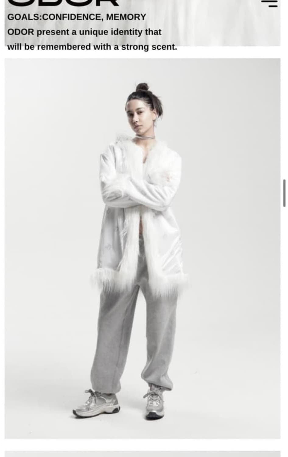 오도어 화이트 퍼자켓 상품이미지3