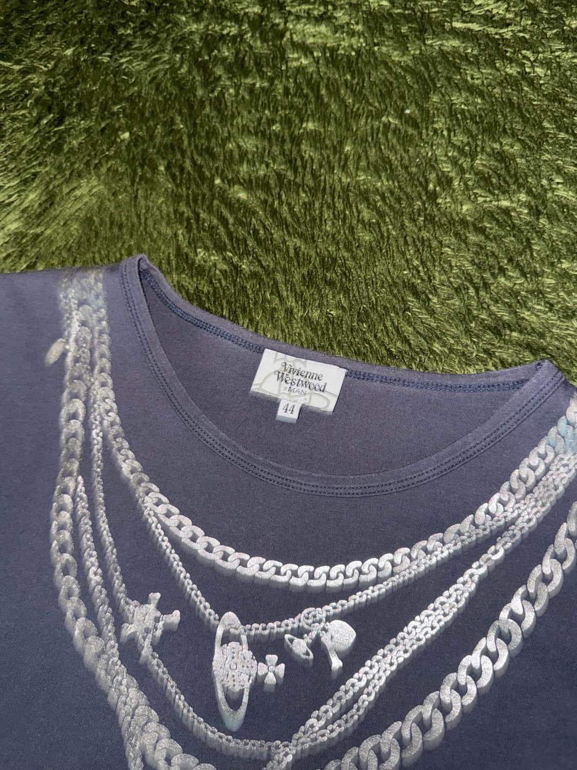 [44] 비비안웨스트우드 맨 Made in Japan 체인 티셔츠 상품이미지3