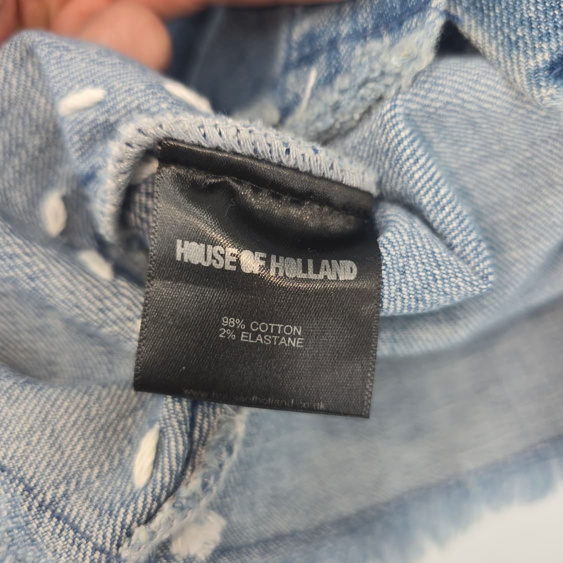 하우스오브홀랜드 데님 패치워크 원피스 상품이미지9