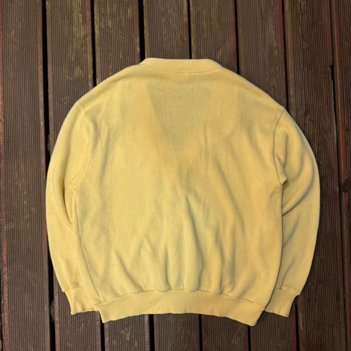 라코스테 연노랑 가디건 상품이미지5