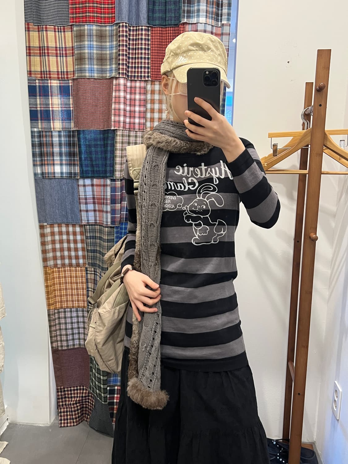 히스테릭글래머 버니 스트라이프 롱슬리브 상품이미지1