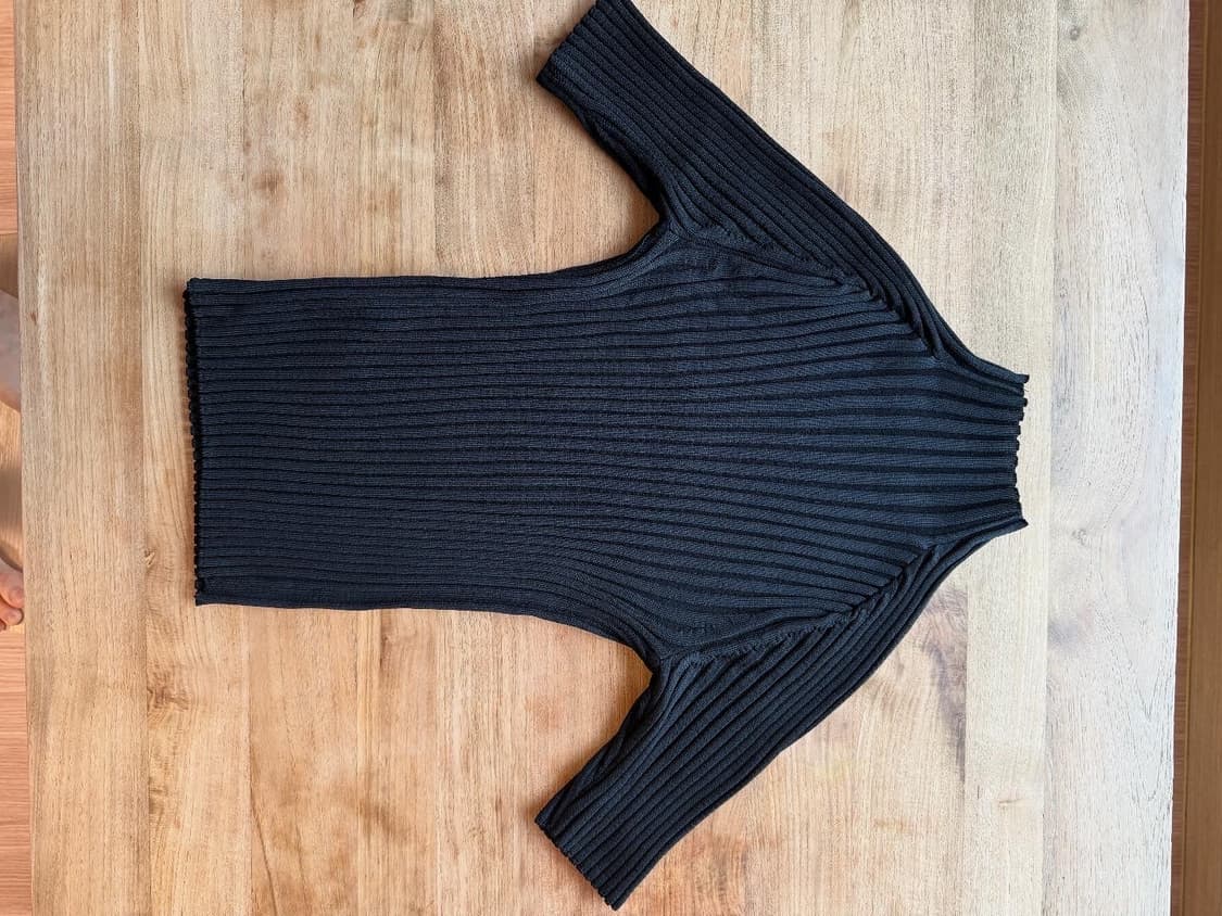 Le17septembre  RIBBED MOCK NECK HALF SLE 상품이미지3