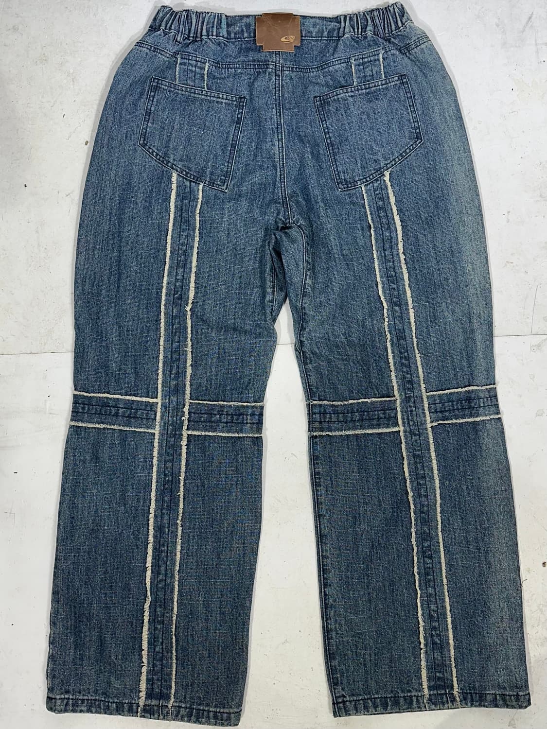 빈티지 중청 디트로이트 본즈 와이드 데님 팬츠 청바지 XL 상품이미지5