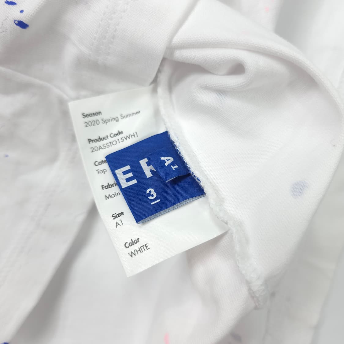 아더에러 레티나 코튼 티셔츠 화이트 (A1[S~M]) 상품이미지5