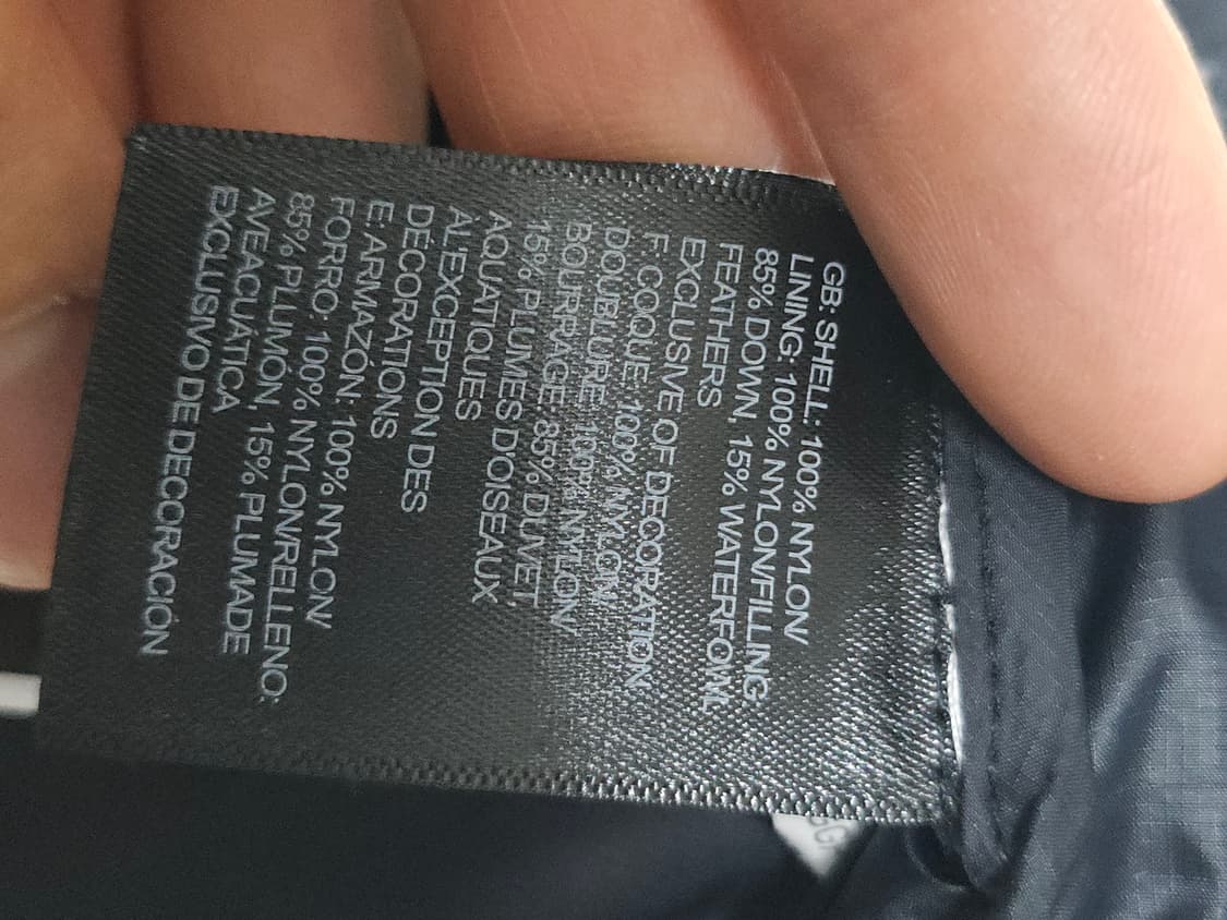 노스페이스 크롭 눕시 숏 눕시 유광 블랙 M 상품이미지6