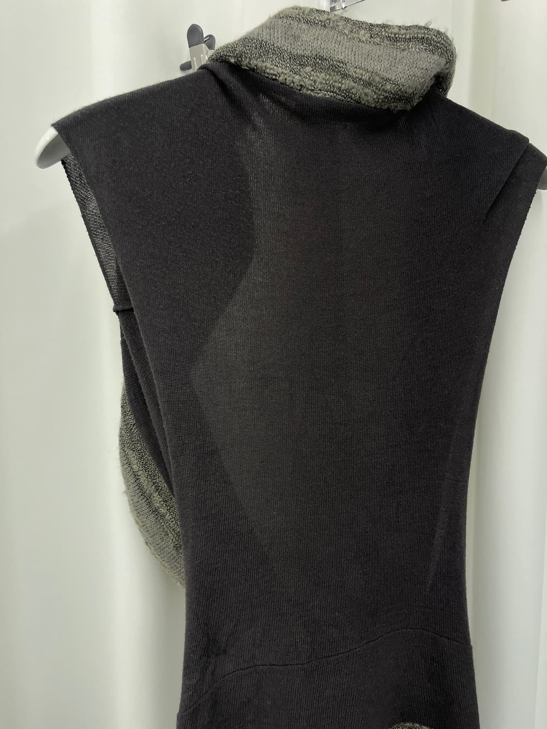 WUQUYU draped knit vest top 상품이미지6