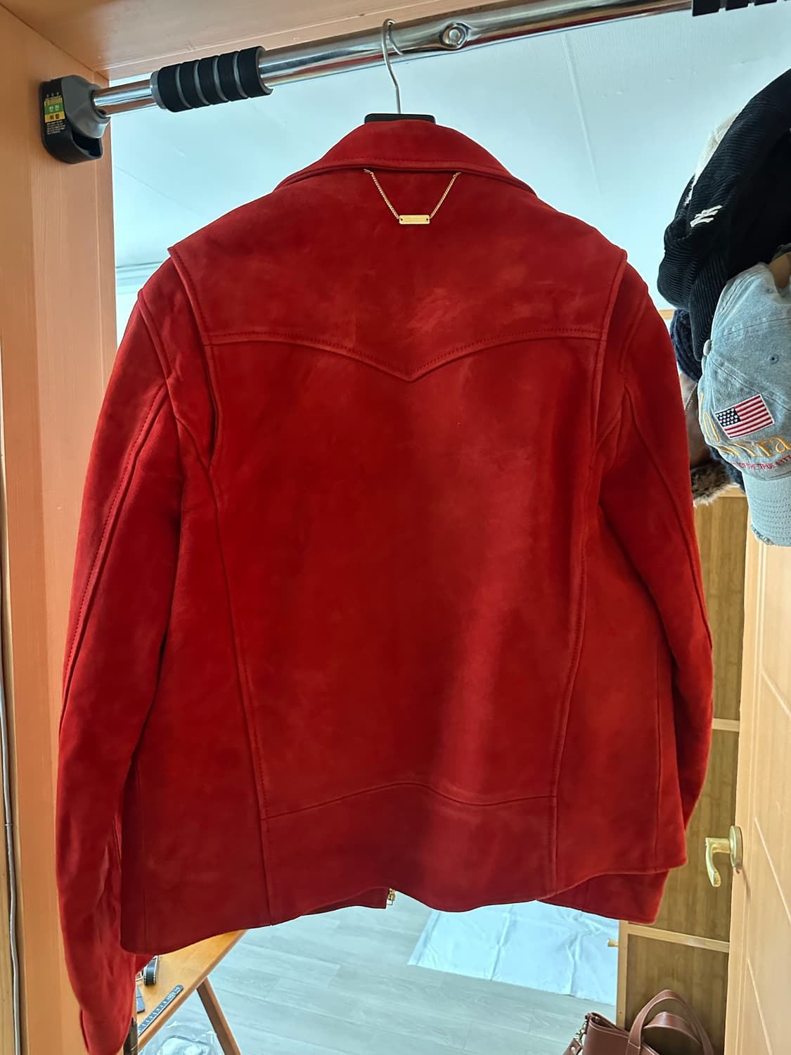 디벨 스웨이드 라이더 자켓 상품이미지3