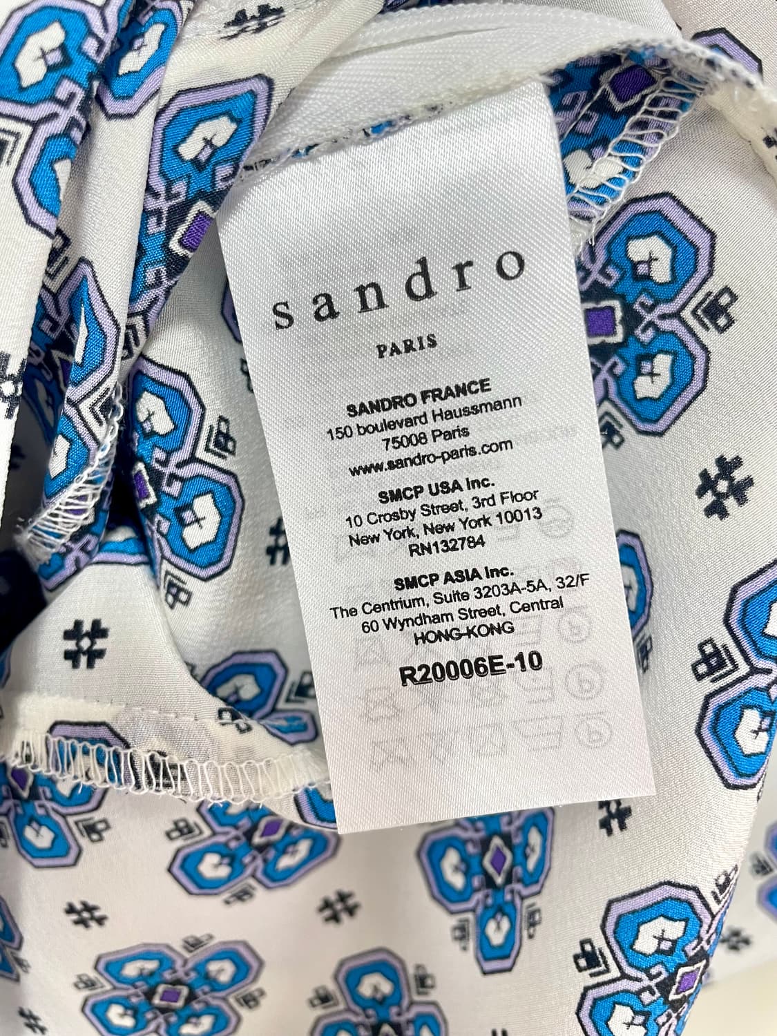 산드로 실크 100% 미니 원피스 55 상품이미지9