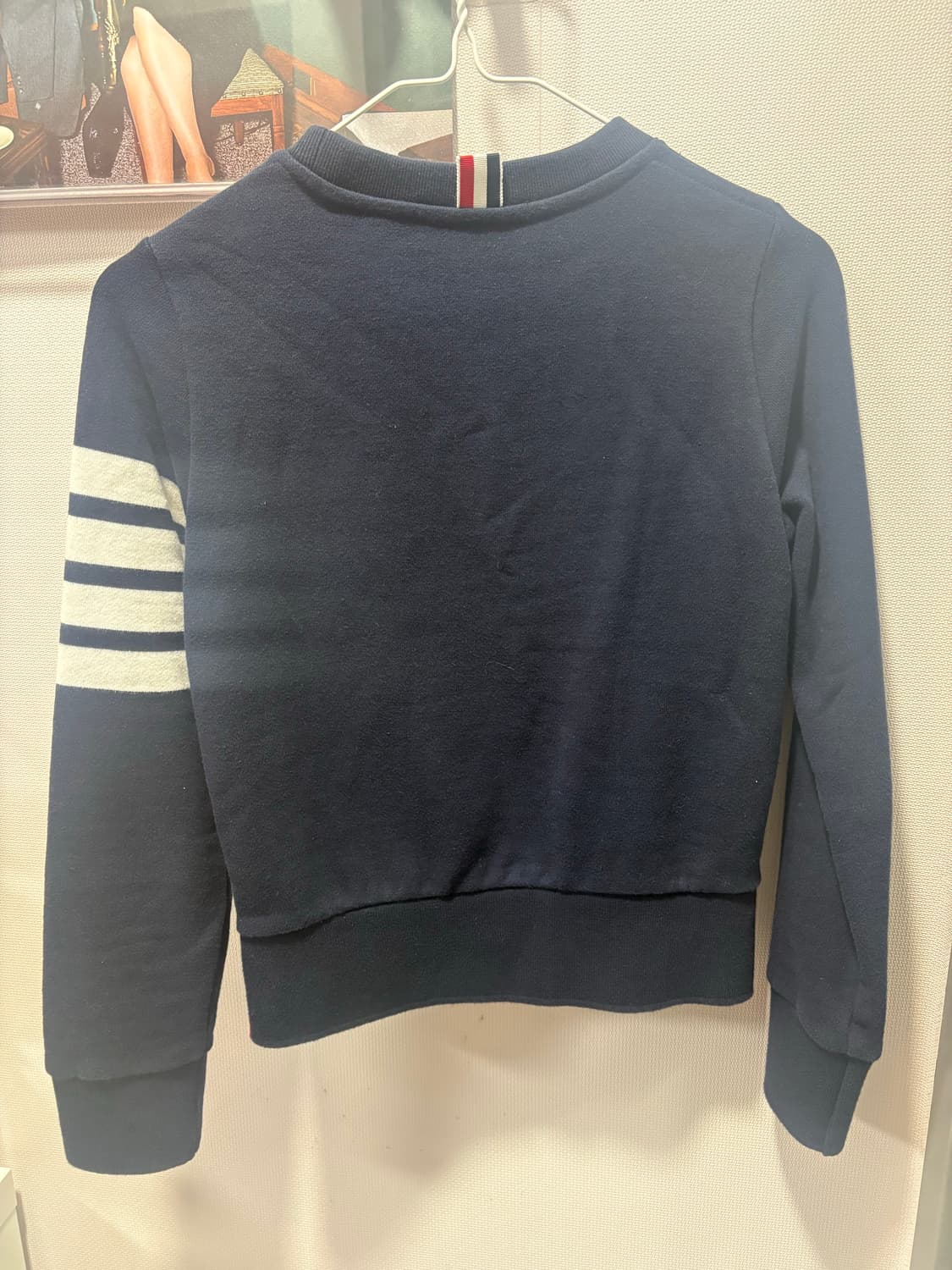 톰브라운 루프백 저지 니트 엔지니어드 사선 맨투맨 상품이미지3