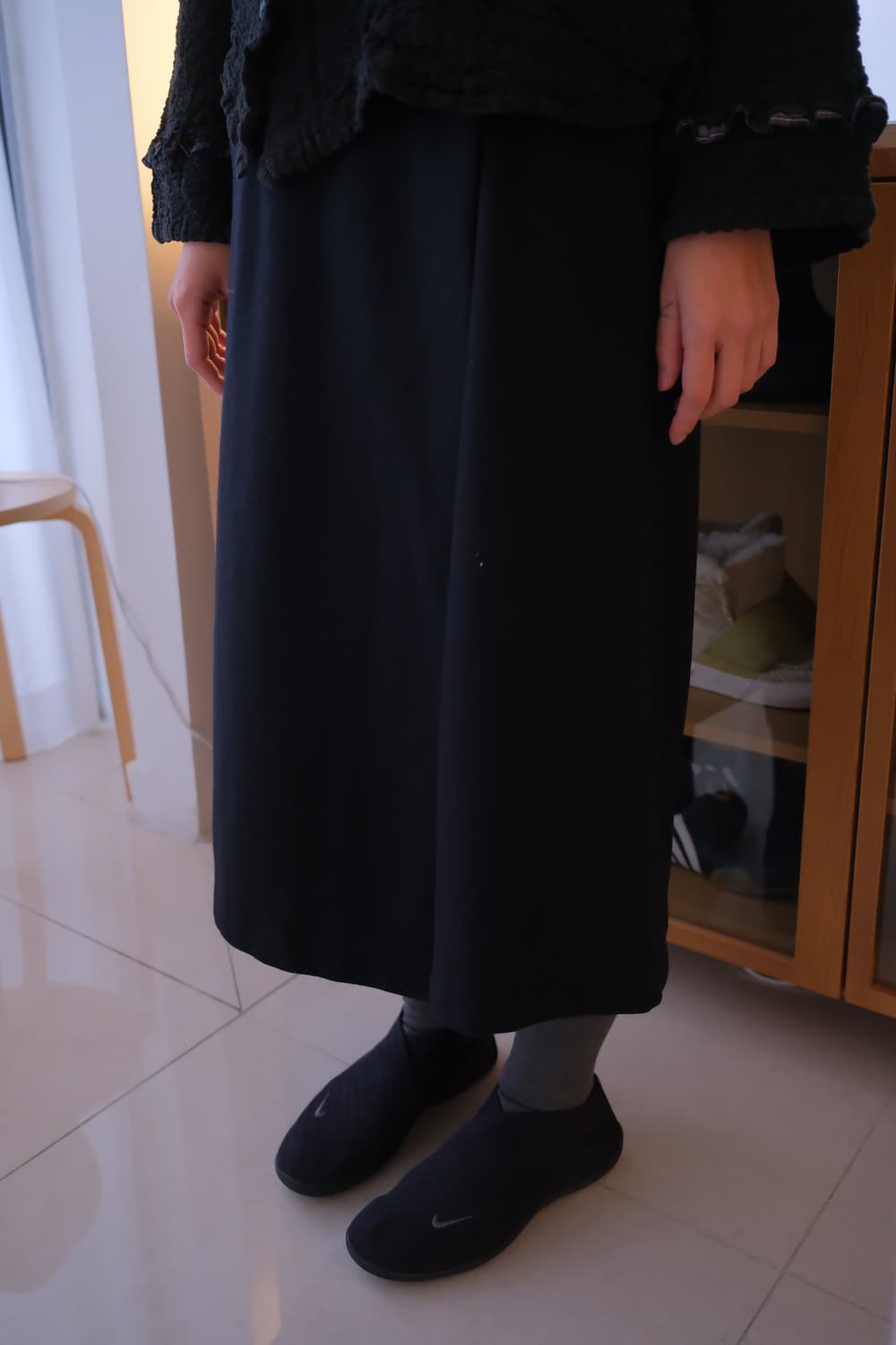 Wrap sarouel wool skirt pants 상품이미지2
