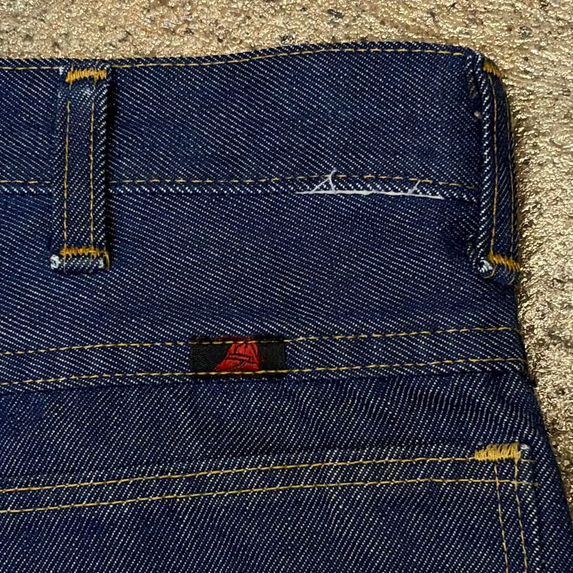 80s Made in USA 빈티지 레드캡 워크 청바지 데님팬츠 상품이미지8