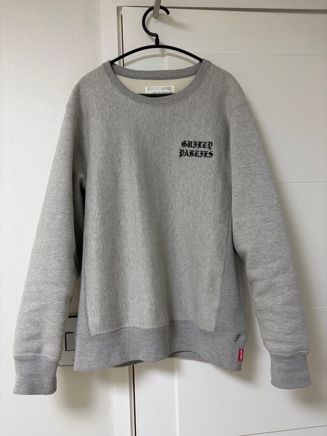 Guilty Parties 멜란지 기모 맨투맨 상품이미지1