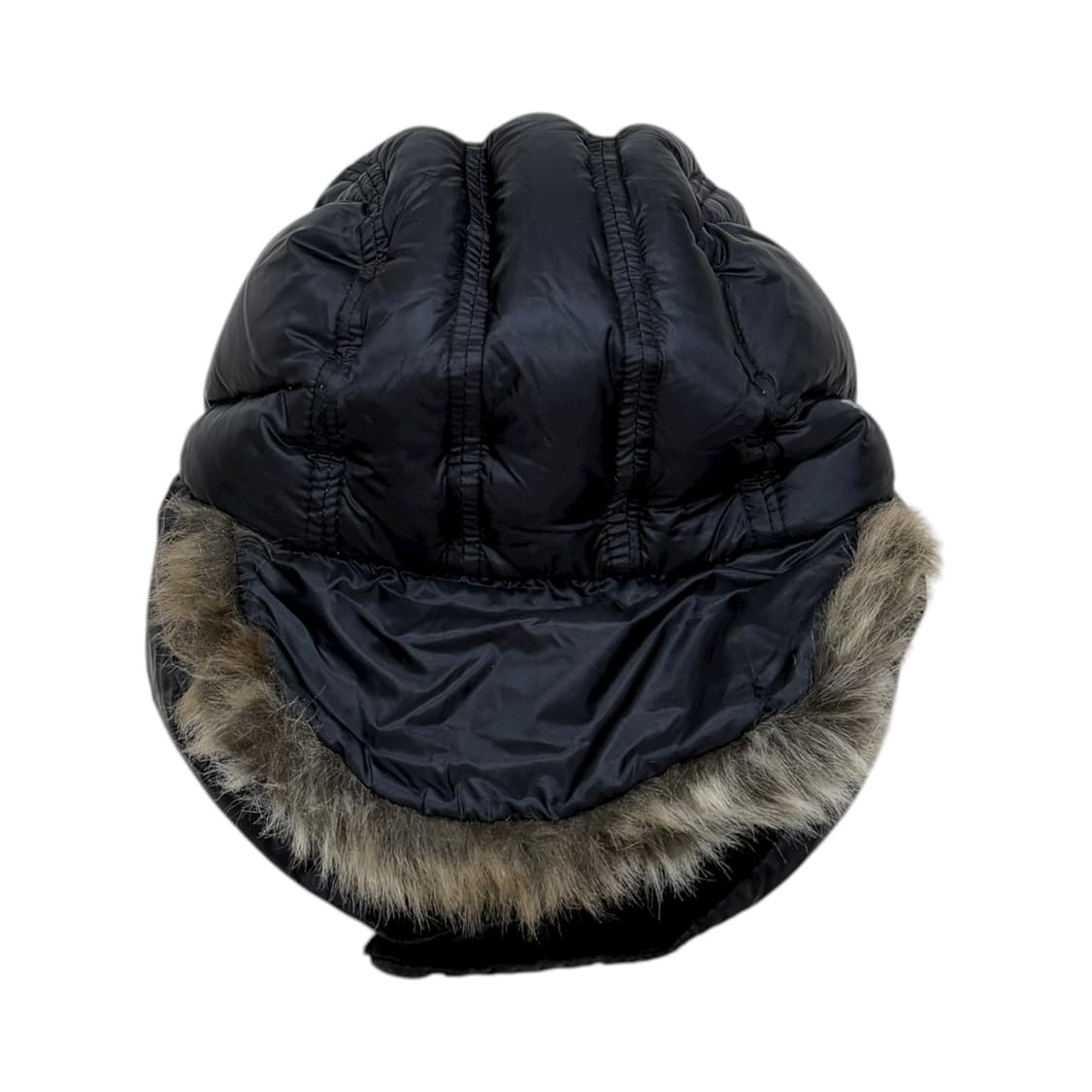 몽벨 빈티지 트루퍼햇 귀도리 나일론 방한 고소모 모자 블랙 상품이미지2