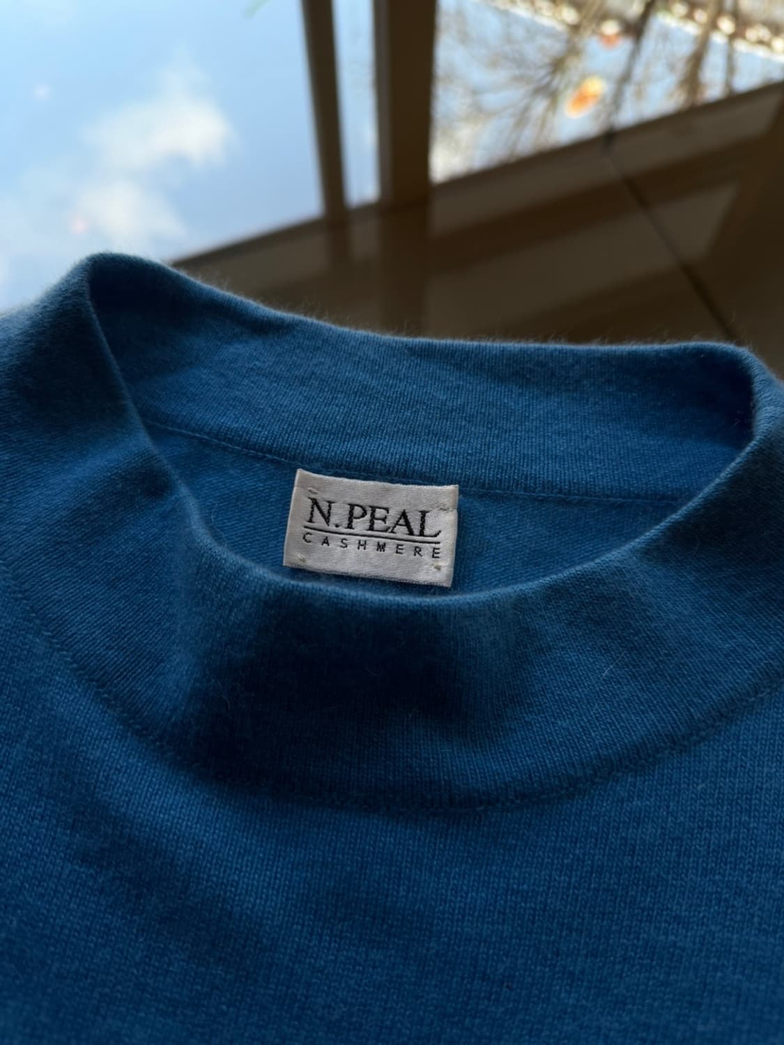 N.PEAL 캐시미어 모호크넥 니트 100 상품이미지8