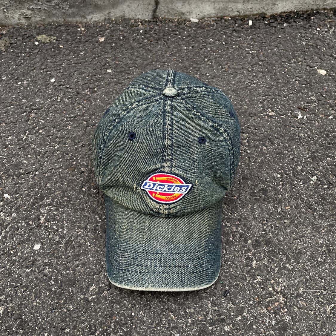 90s 디키즈 흑청 볼캡 올드스쿨 모자 os 상품이미지3