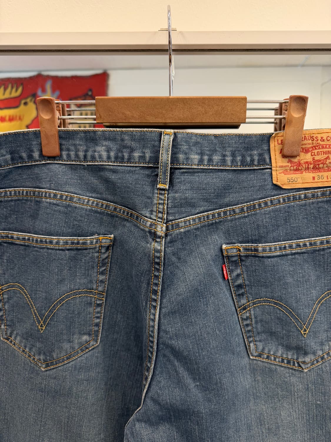 00s Levis 리바이스 550 데님 팬츠 (36inch) 상품이미지7
