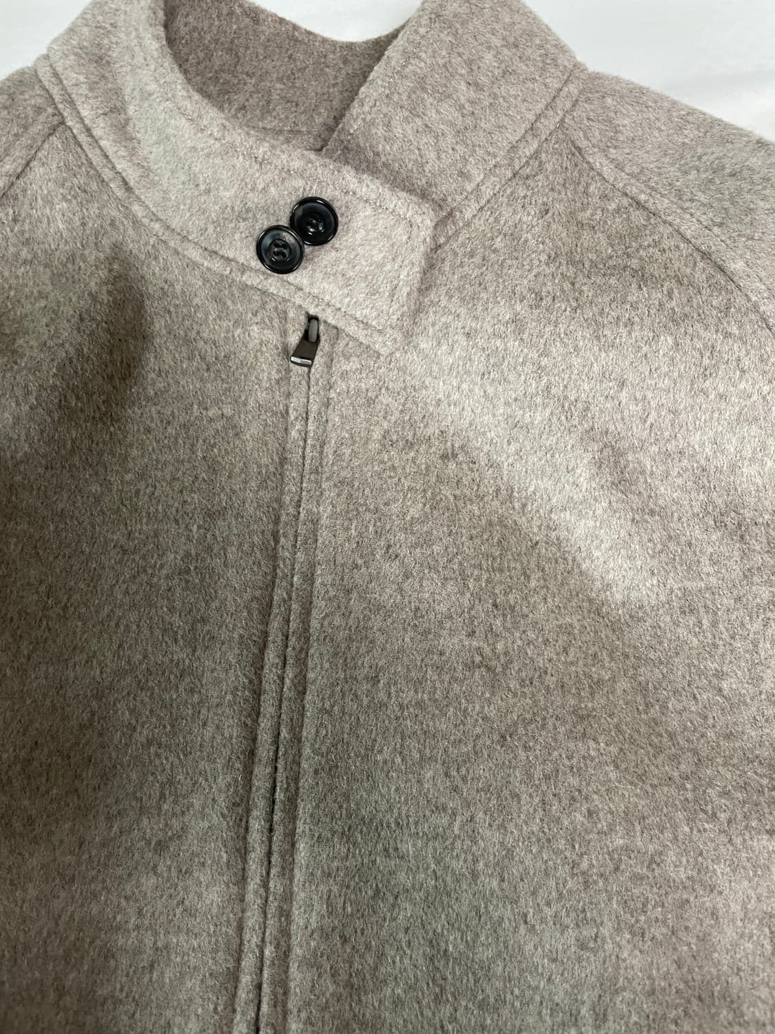 [L] 주앙옴므 울 해링턴 자켓 베이지 상품이미지3