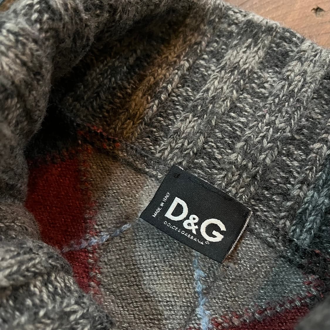 D&G 돌체앤가바나 아가일 청키 터틀넥 상품이미지4
