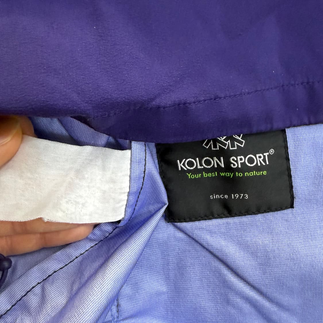 실측확인 코오롱 여성 바람막이 자켓 0320T 상품이미지3