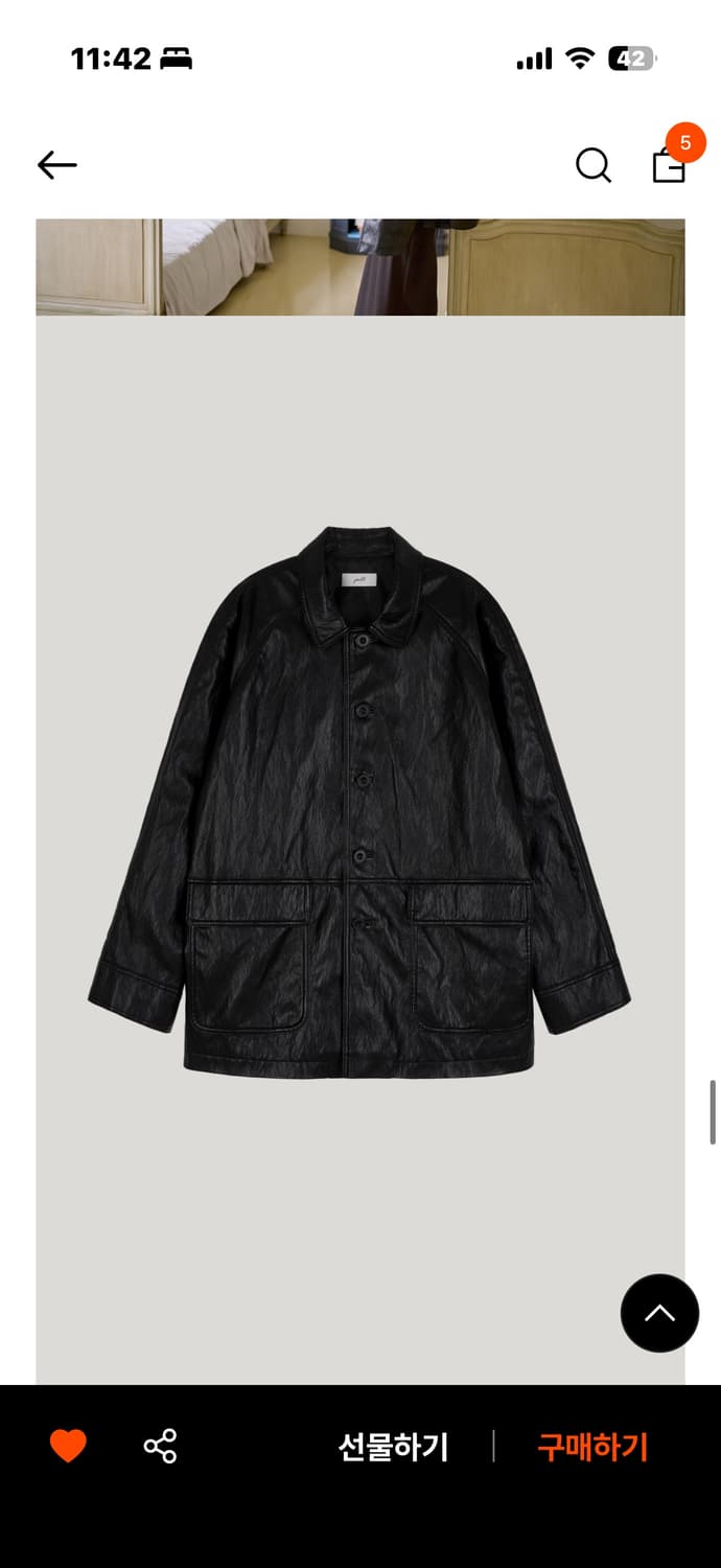 포에토서울 레더자켓 구해요 상품이미지1