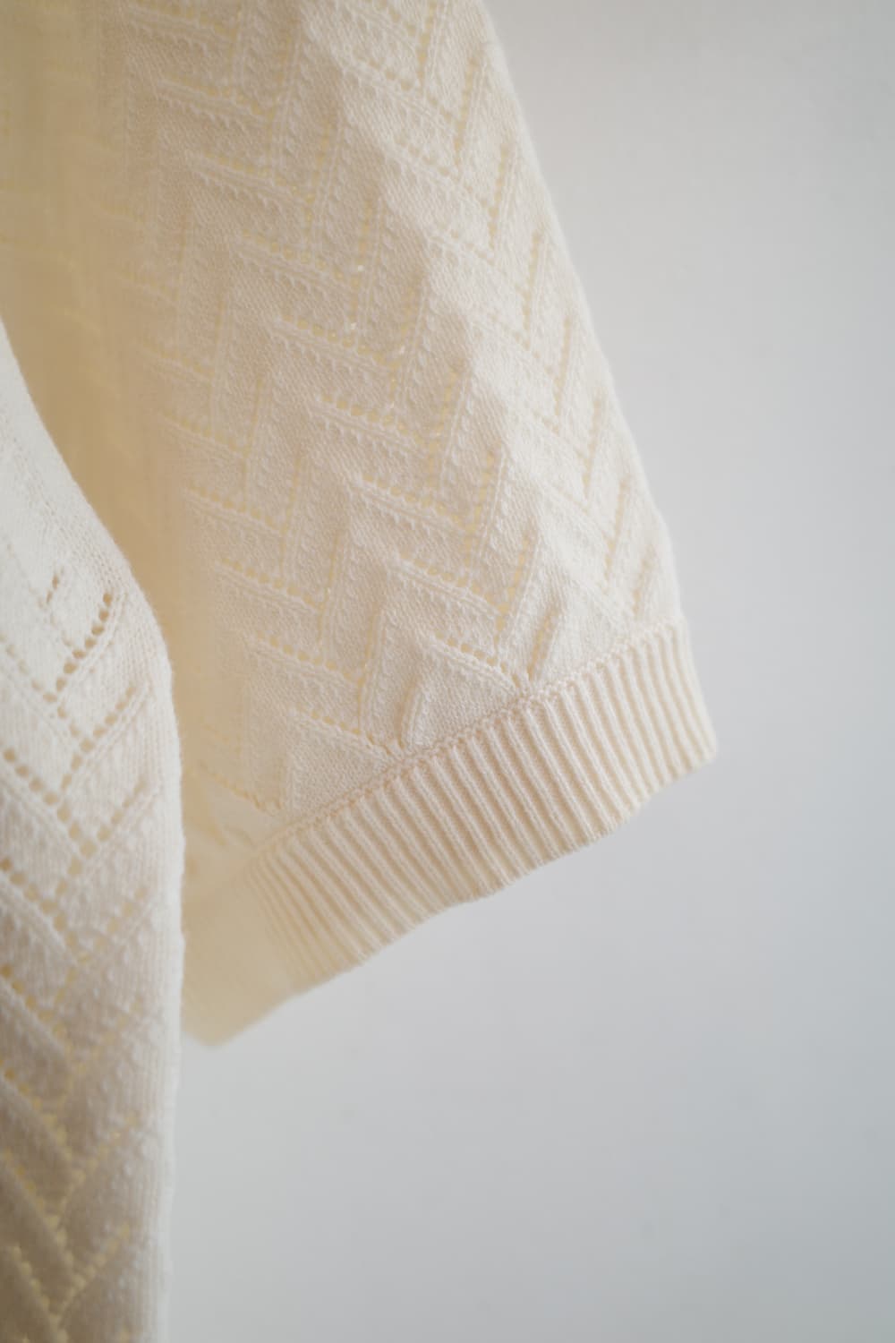 BEAMS 빔즈 유니크 패턴 폴로 니트  상품이미지5