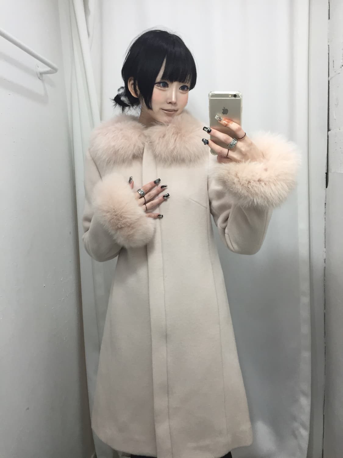 딸기우유 퍼 코트 🍥🩷 상품이미지1