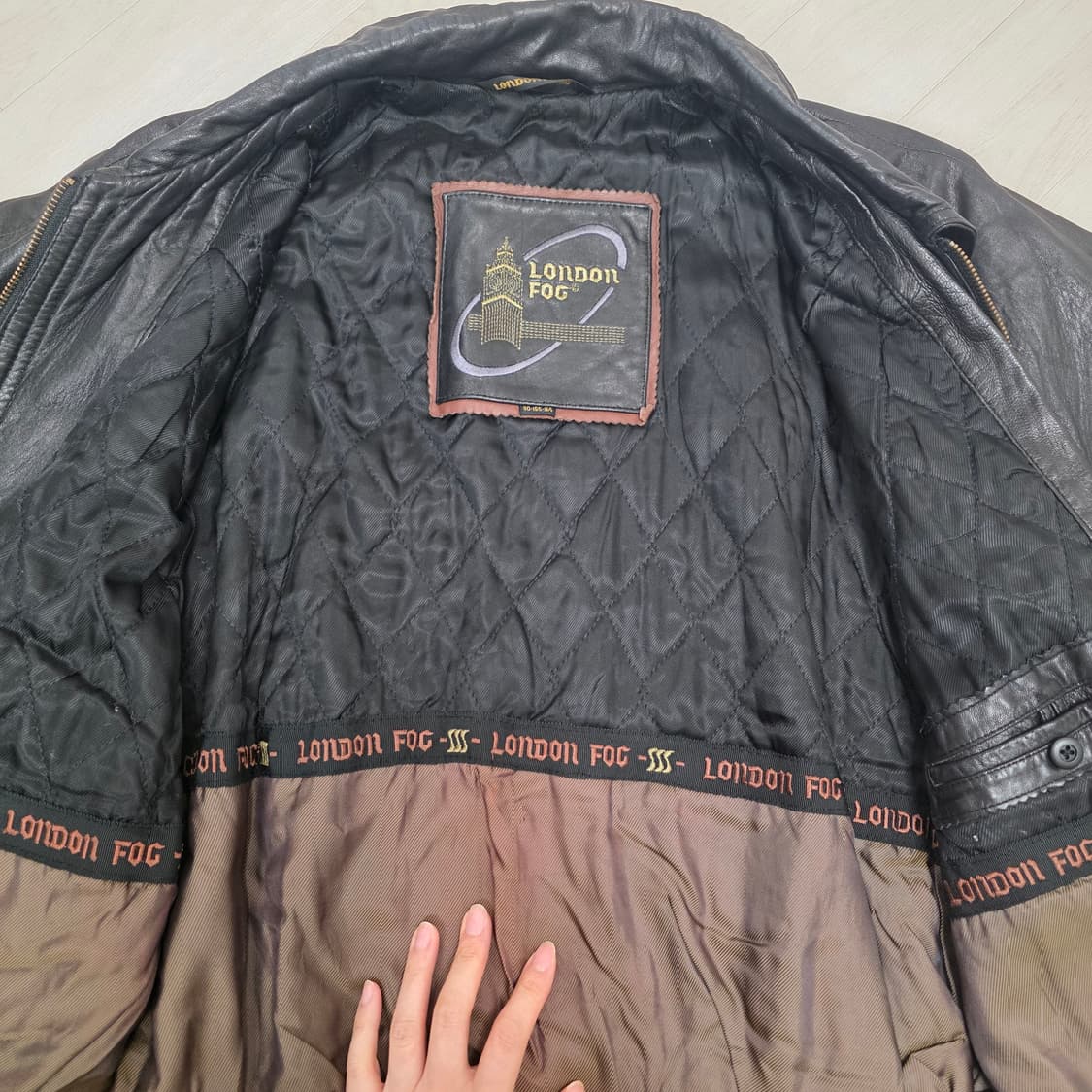 [90s] 런던포그 리얼 레더 자켓 양가죽 자켓 상품이미지5