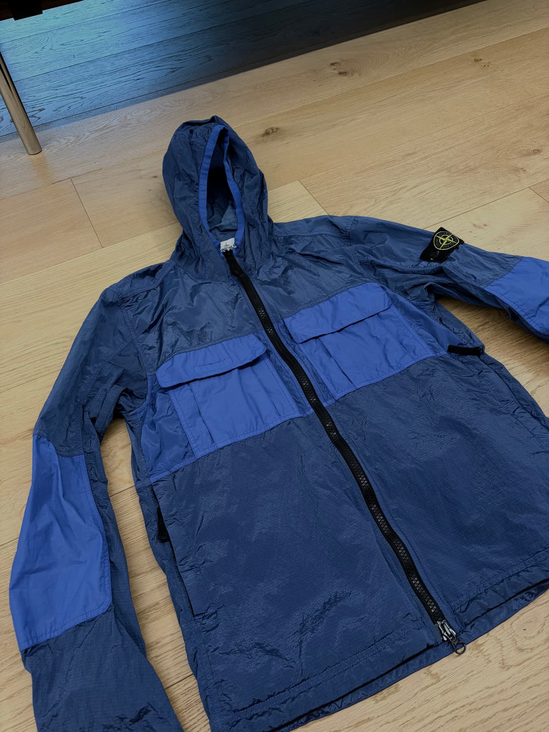 스톤아일랜드 립스탑 자켓 블루 상품이미지1