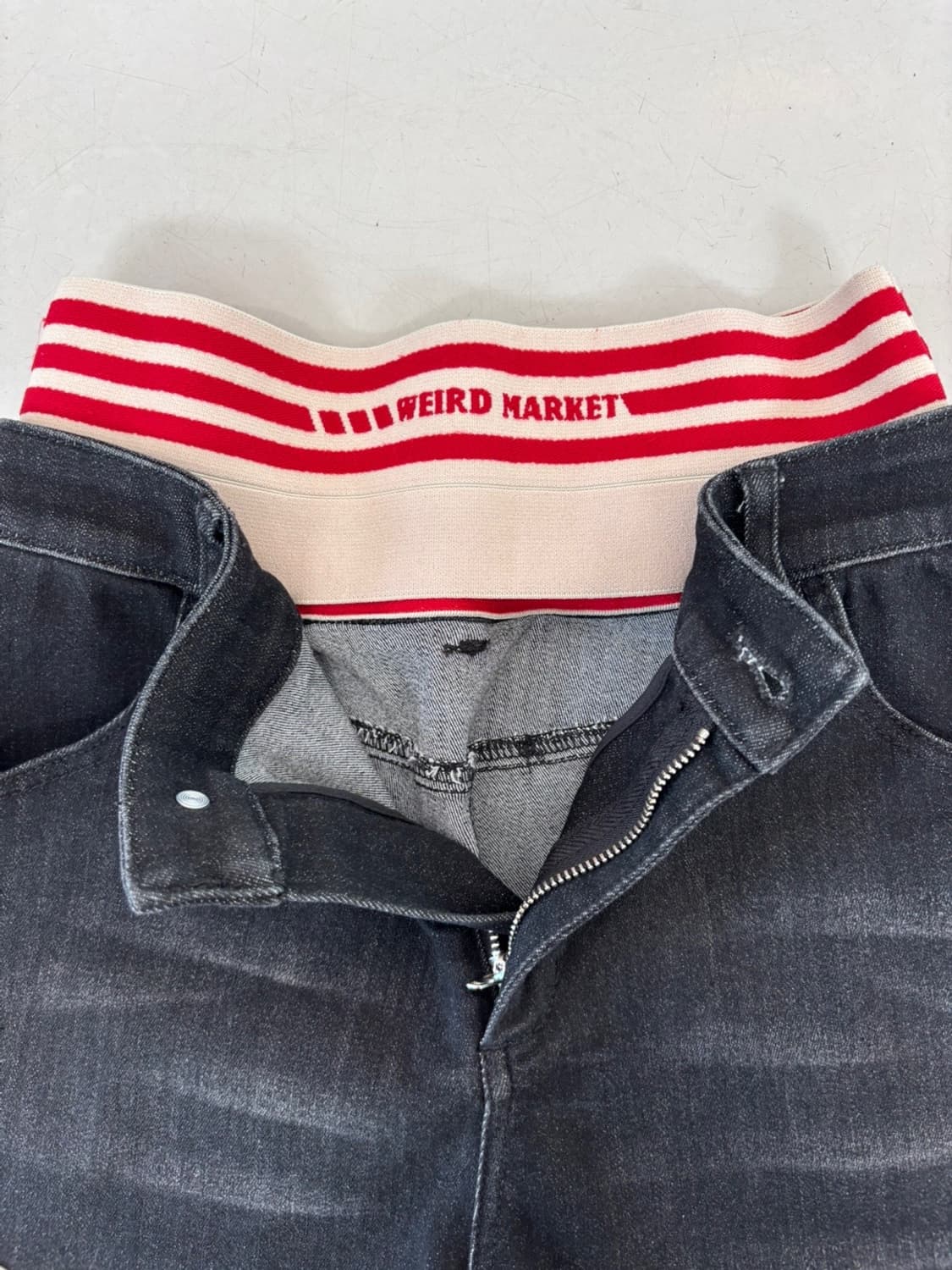 (New)weird market Denim Shorts 상품이미지4