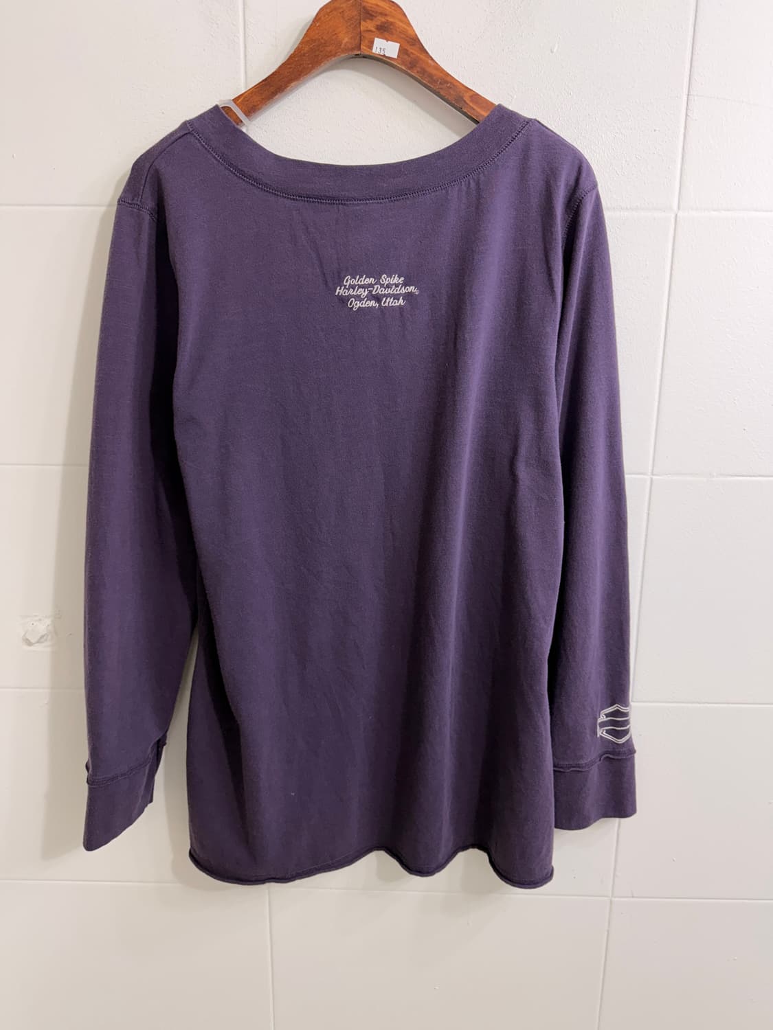 (상의 세트) 할리데이비슨 퍼플 포켓 롱슬리브 + 레이스 롱 나시 상품이미지7