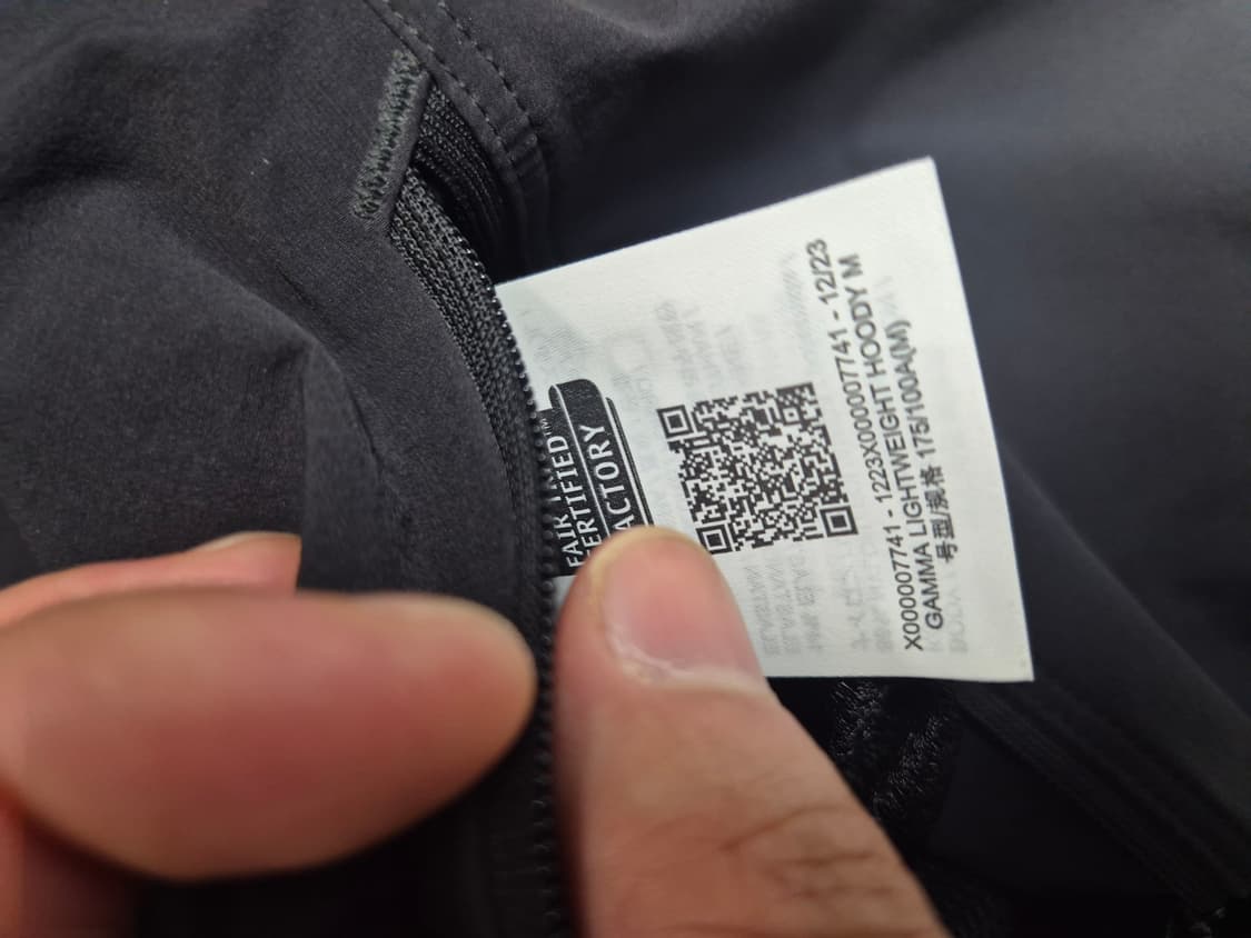 [M] 아크테릭스 감마 라이트웨이트 블랙 상품이미지3