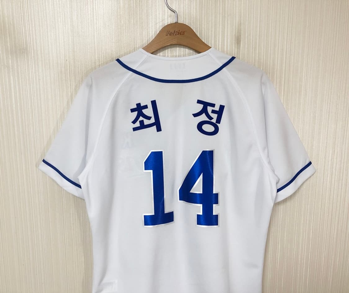 KBO SK와이번스 레트로유니폼/올드져지 M #14 최정 상품이미지9