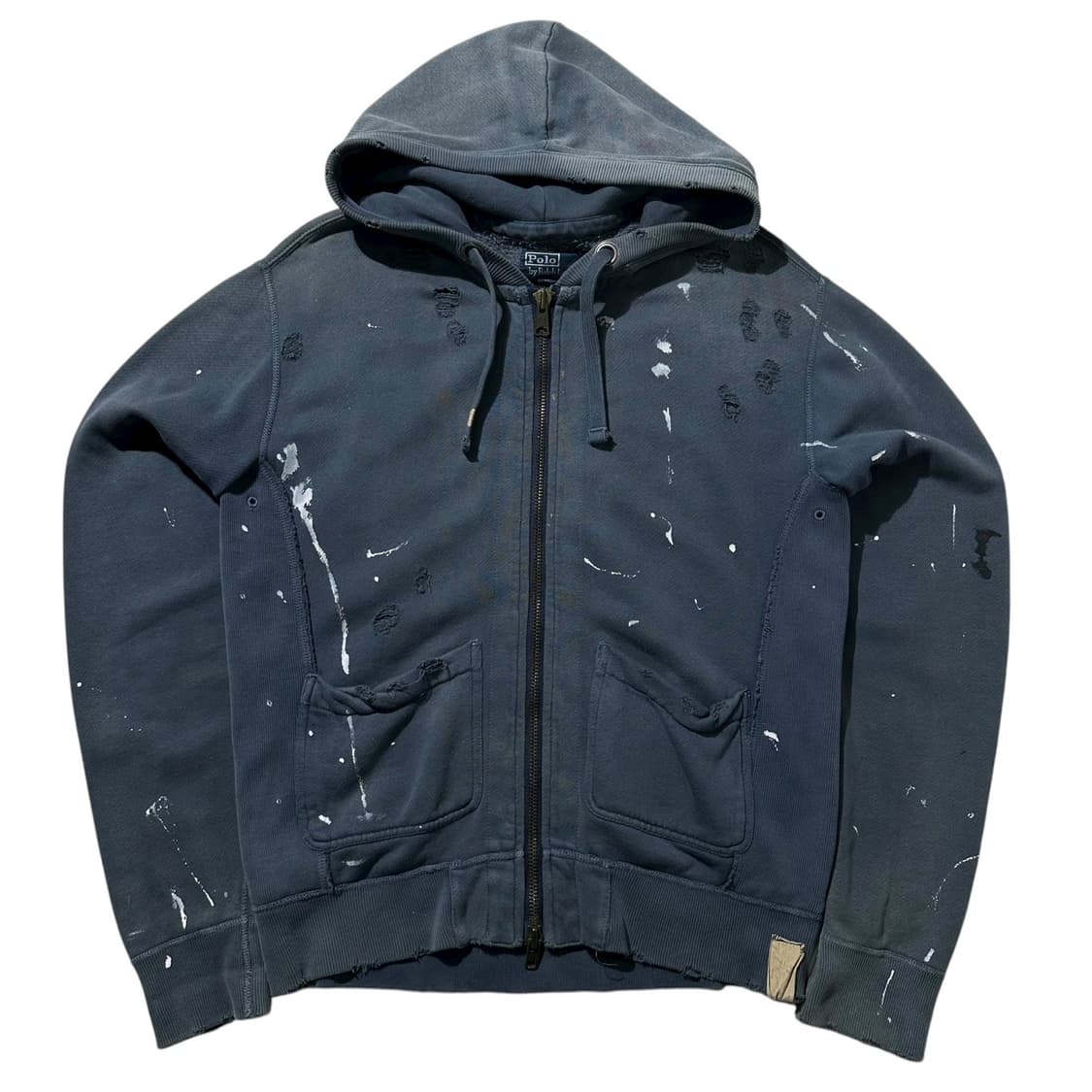 폴로 랄프로렌 디스트로이드 페인팅 투웨이 후드집업 상품이미지2