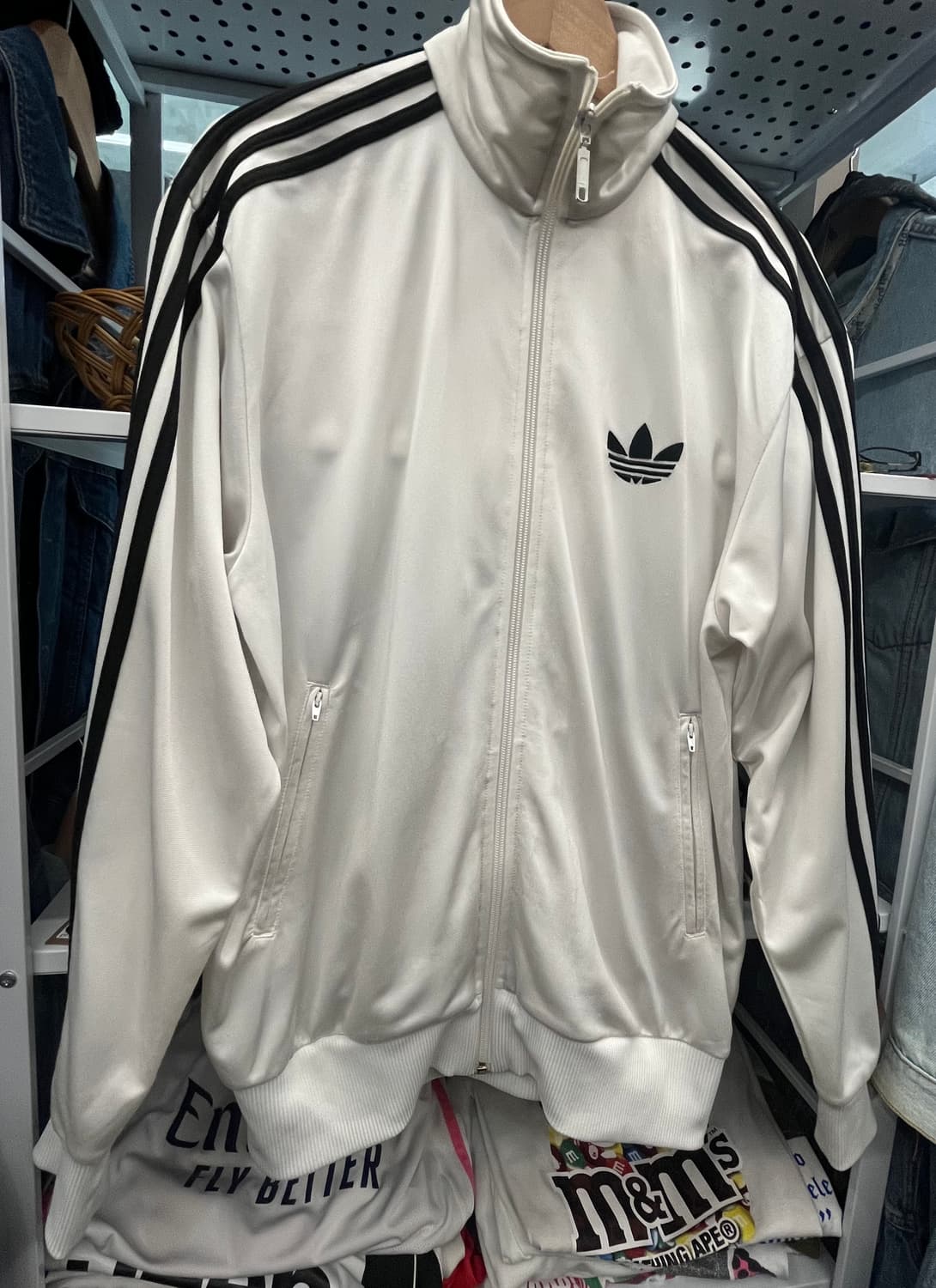 00s 아디다스 파이어버드 화이트 져지 트랙탑 상품이미지3