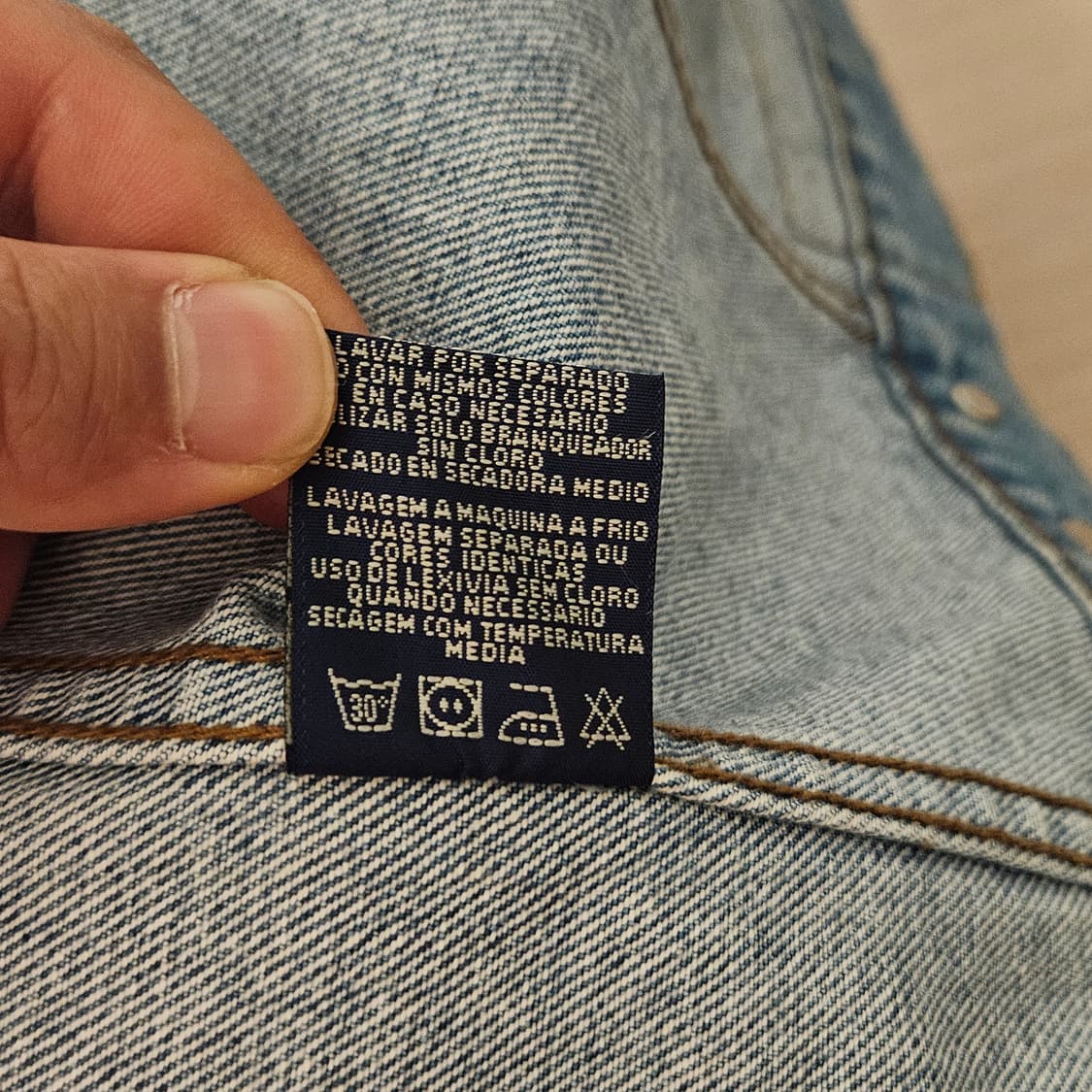 할리데이비슨 'Biker Blues' 빅로고 데님 자켓 상품이미지8